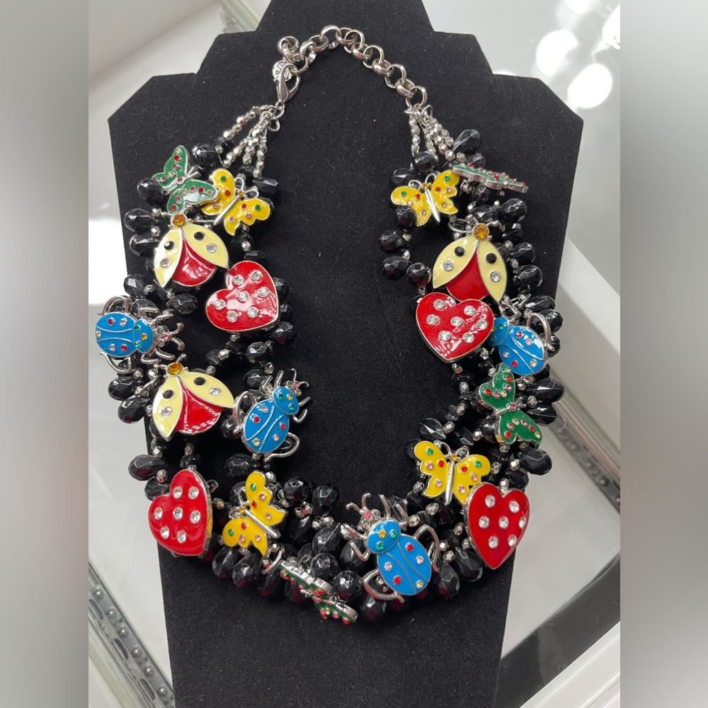 Sassy Jones Black Lovebug Bib